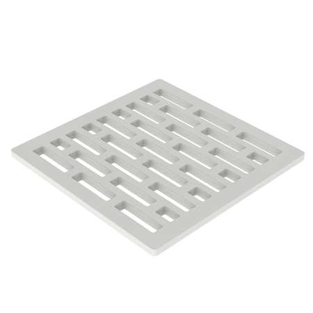 Newport Brass 4" Square Shower Drain in Matte White 233-406-52